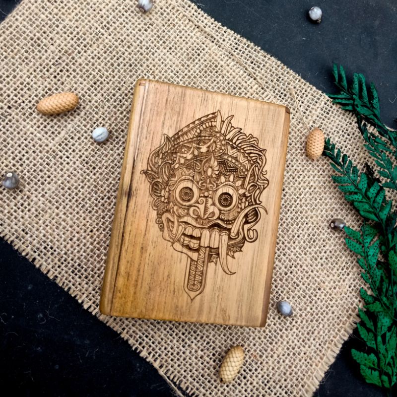 Wadah Rokok Kayu Jati Custom