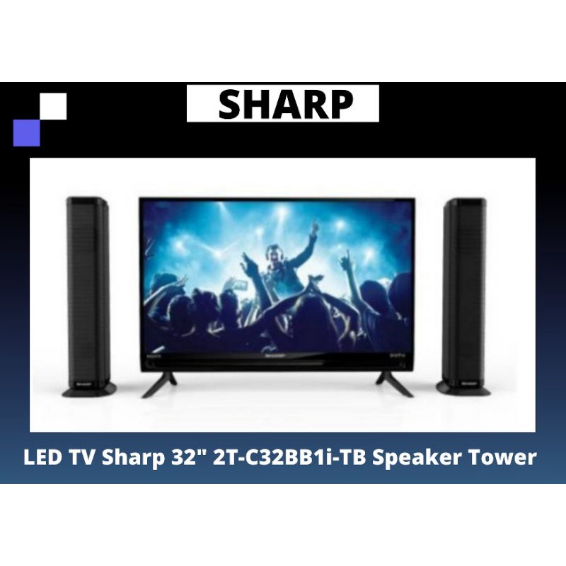 LED TV SHARP 32" 2T-C32BB1I-TB SPEAKER TOWER