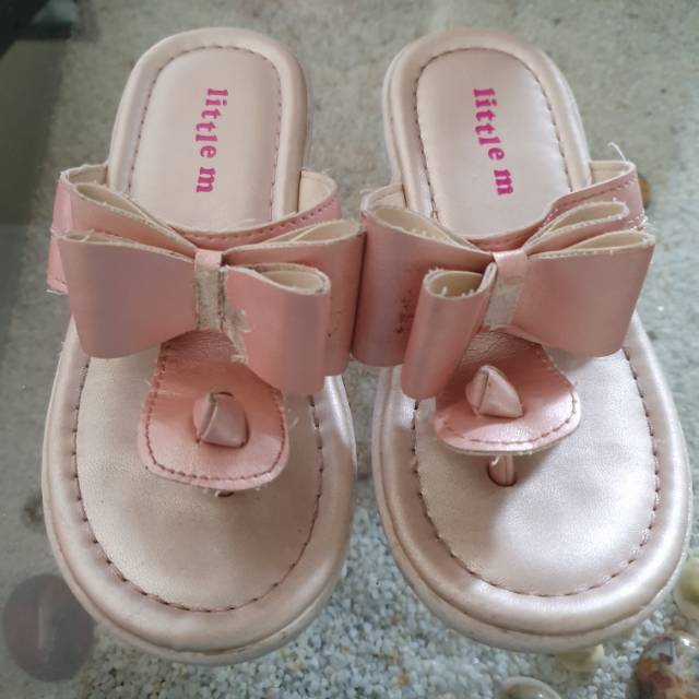 PRELOVED Sepatu Sandal anak bayi Little M 3tahun