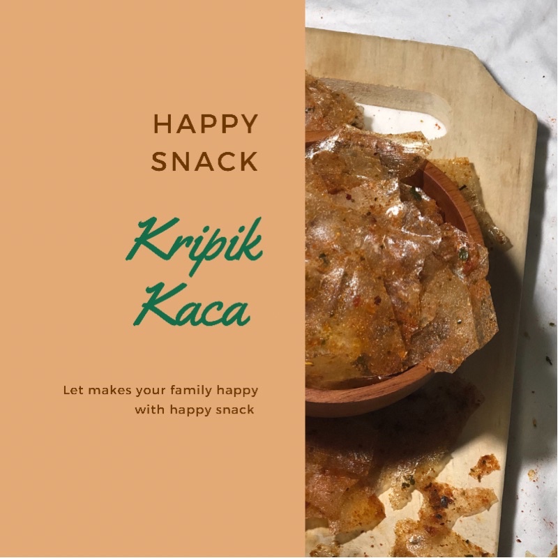 

Happy Snack ~ Kripik kaca | Kripik Kaca Pedas | Kripca | Premium Snack by Happy Snack