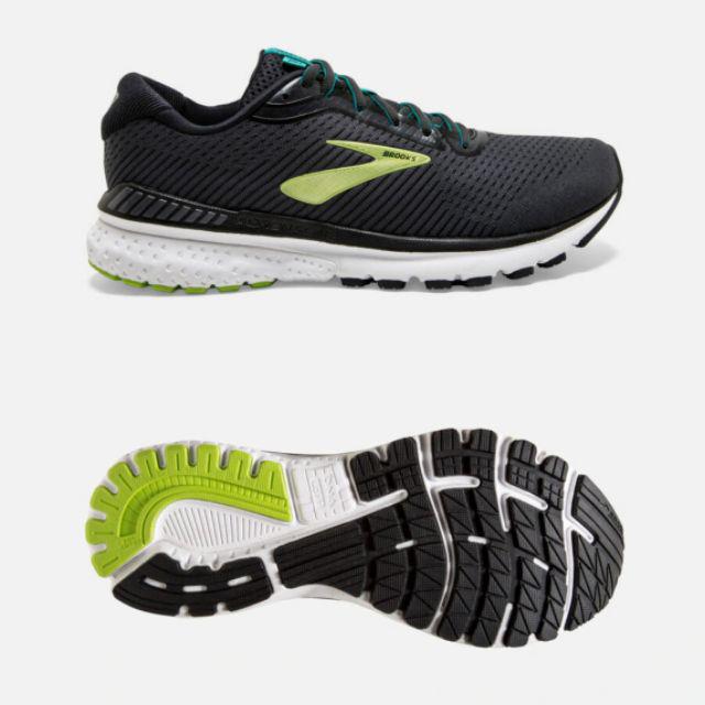 brooks adrenaline gts 20 sea black green