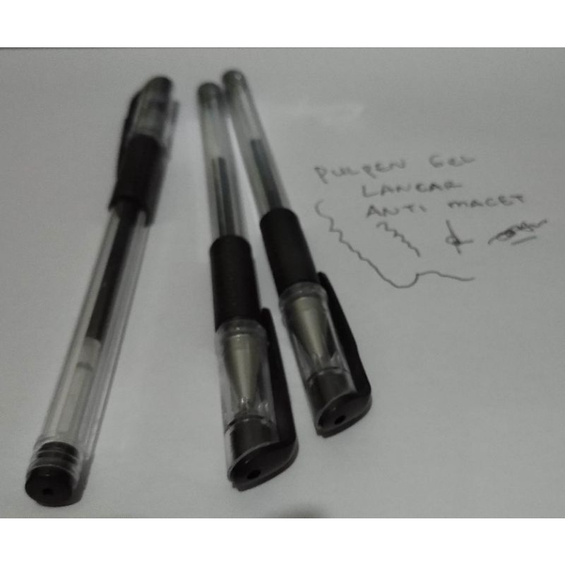 Ballpoint / Pulpen Gel Lancar Anti Macet Original 100%