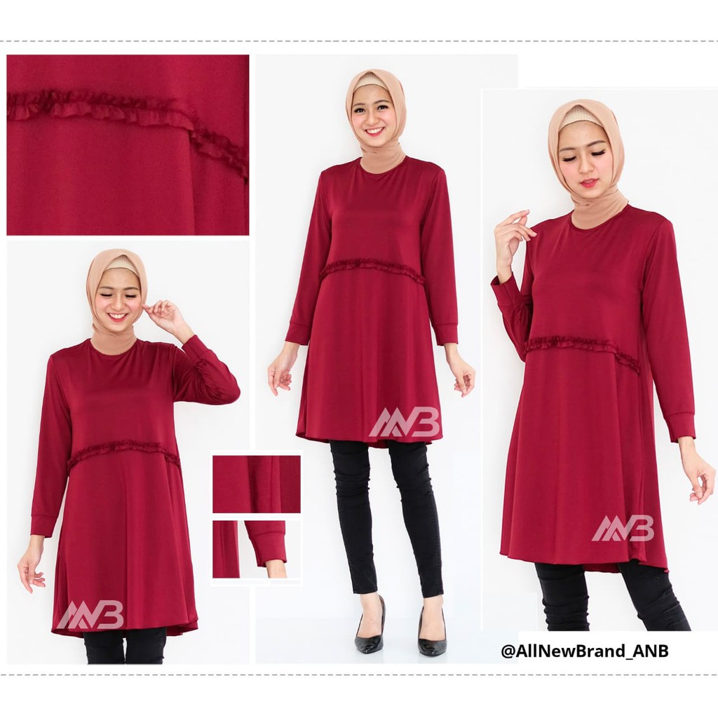 BEFAST -  ZEC Tunik Miku / Tunik T5 / Tunik Olvie TopTen HARGA PROMO HARGA MODAL Top GILA DISKON / Tunik Lengan Panjang / Tunik Casual / Tunik Kekinian 2021 / Tunik Wanita / Tunik Polos / Tunik Terlaris