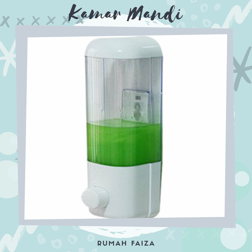 Dispenser Sabun Cair SINGLE Wadah Tempat Sabun dan Shampoo Cair Murah Surabaya