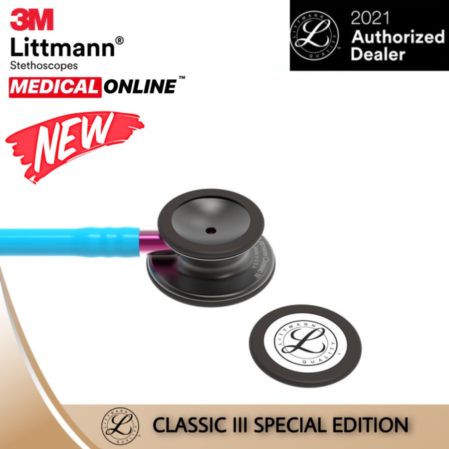 3M STETOSKOP LITTMANN CLASSIC III TURQUOISE SMOKE 5872 LIMITED EDITION MEDICALONLINE MEDICAL ONLINE