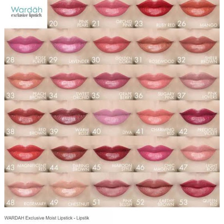 Wardah Exclusive Lipstick