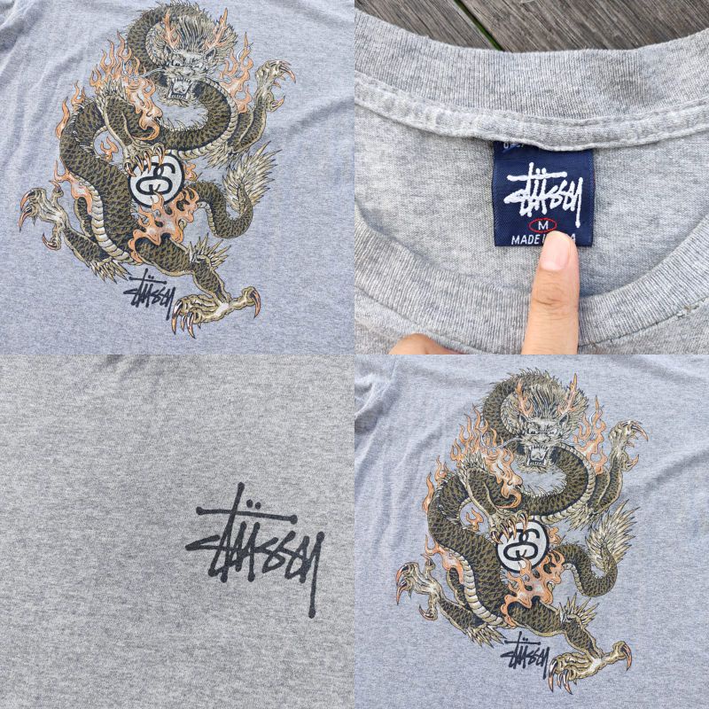 KAOS VINTAGE STUSSY DRAGON