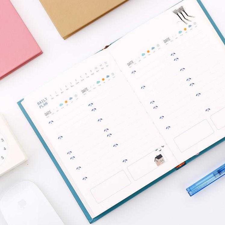 

SHOPEE 9.9 DingDangTu Buku Diary 365 Hari Hardcover - Delijia .,..,.,,,,.,