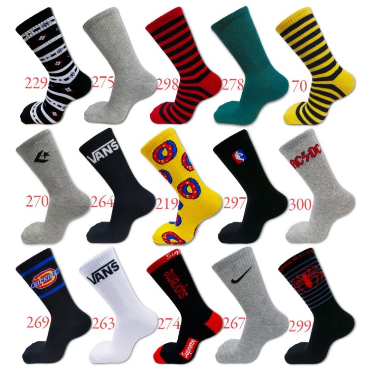 Kaos kaki skate oldschool bebas pilih motif / Kaos kaki old school-4