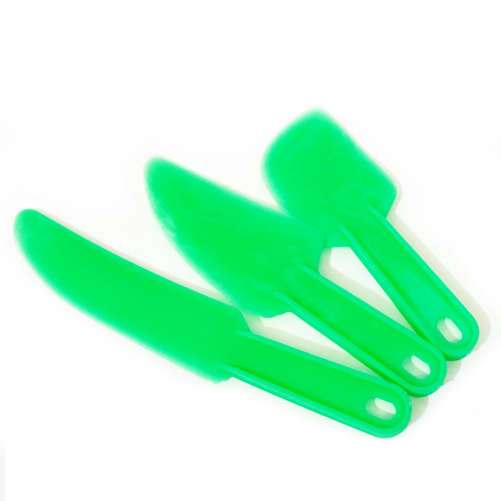 Spatula Kue Warna Plastik - Random Colour / Solet warna / Spatula Cream - 1 Pcs