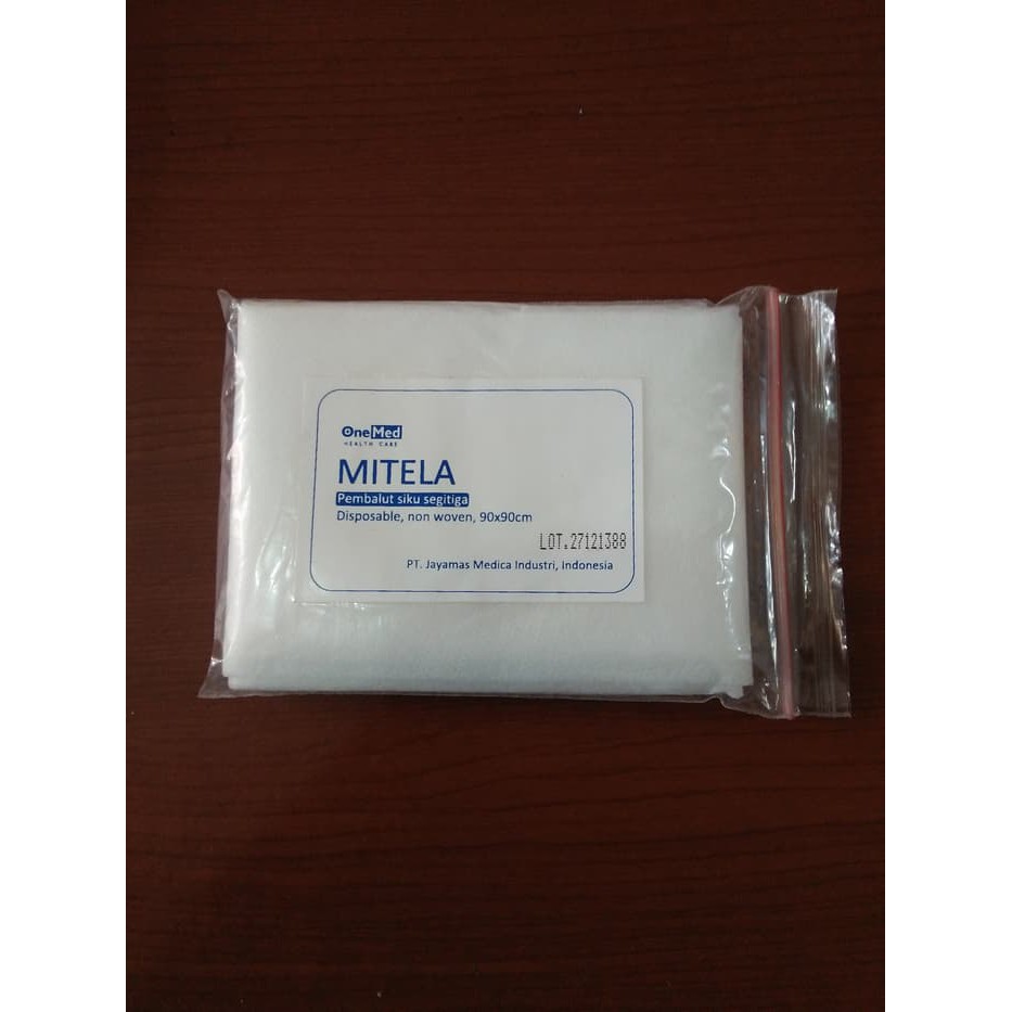 Mitela/Pembalut Siku Segitiga OneMed Shopee Indonesia