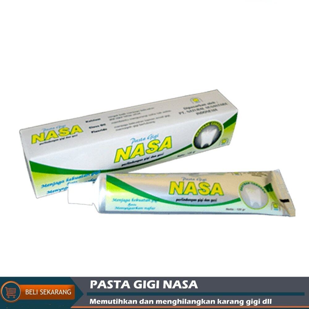 Pasta Odol Pemutih Gigi Perontok Karang Gigi Kuning NASA ORIGINAL BPOM RESMI 100% - Odol Pemutih dan