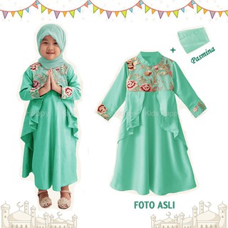 Download 58 Gambar Gamis Anak Perempuan Terbaik Gratis