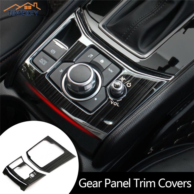 Tk 2pcs Cover Trim Panel Kontrol Tengah Untuk Mazda Cx-5 Cx5 2020-2017