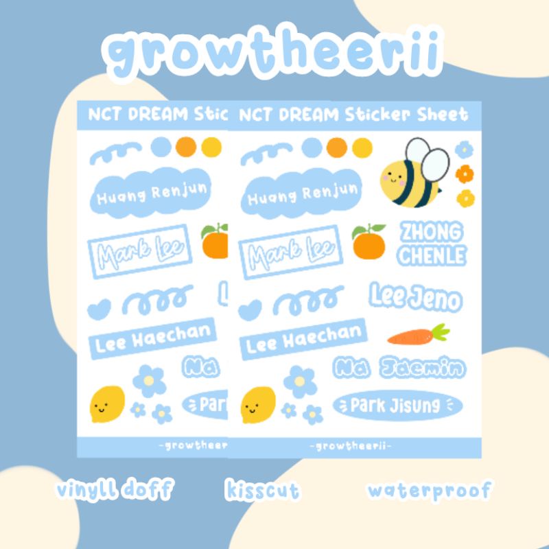 

growtheerii - nct dream and aespa stickers