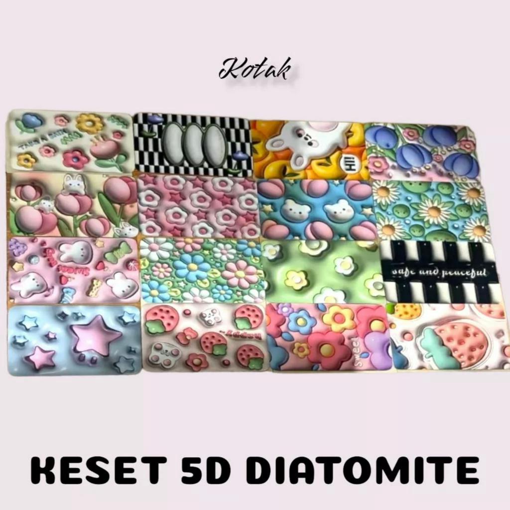 KESET KAKI 3D MOTIF , MUDAH MENYERAP AIR , ANTI SLIP