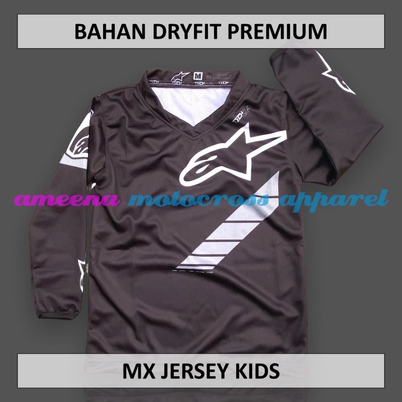 Jersey Cross Anak - Jersey Trail Anak - Jersey Premium Dryfit - Jersey Motocross - Jersey Trabas Anak - Jersey Adventure - AS001