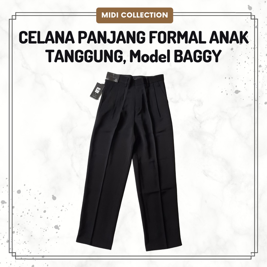 Celana Panjang Bahan/Formal untuk ANAK TANGGUNG brand VITTORIANO - REGULER FIT (Baggy)