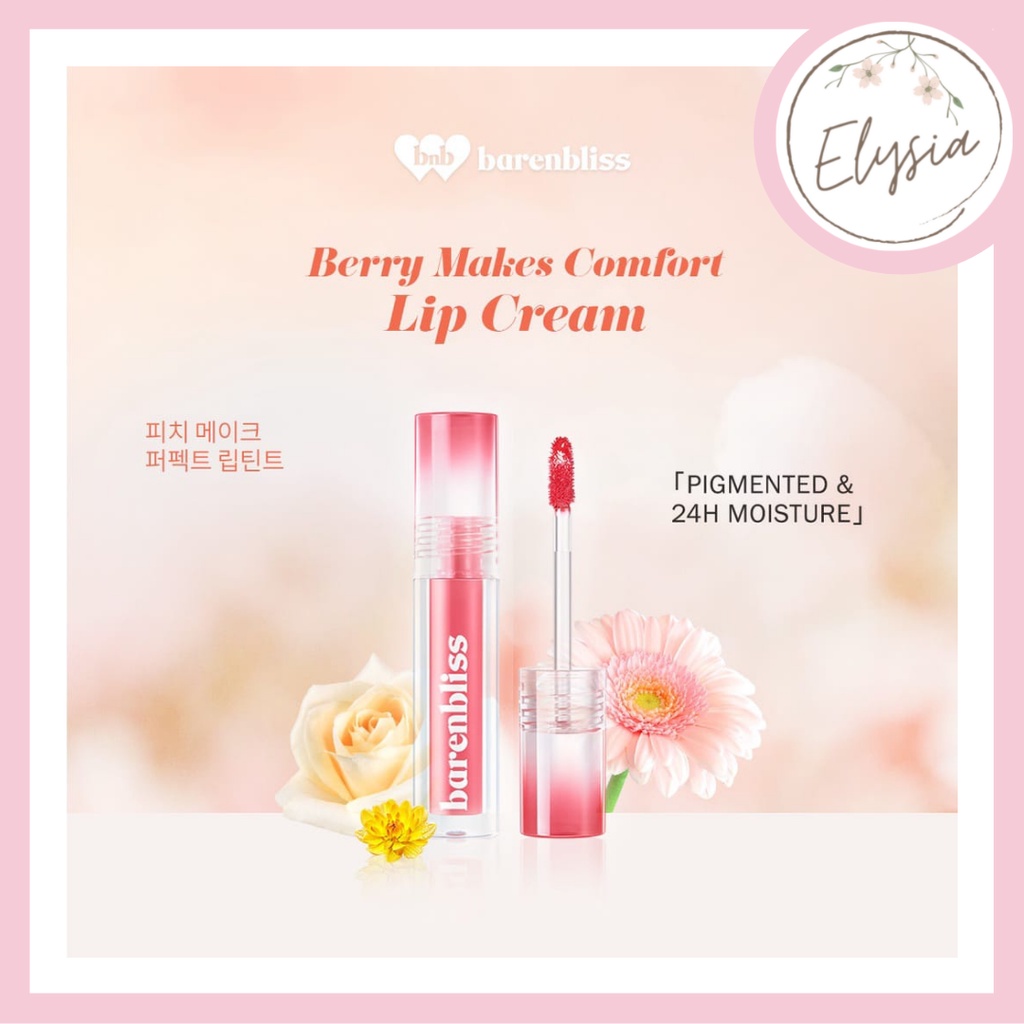 [TERMURAH] BNB barenbliss Berry Makes Comfort Lip Cream Korea Liquid Lipstik「24H Moisturizing」