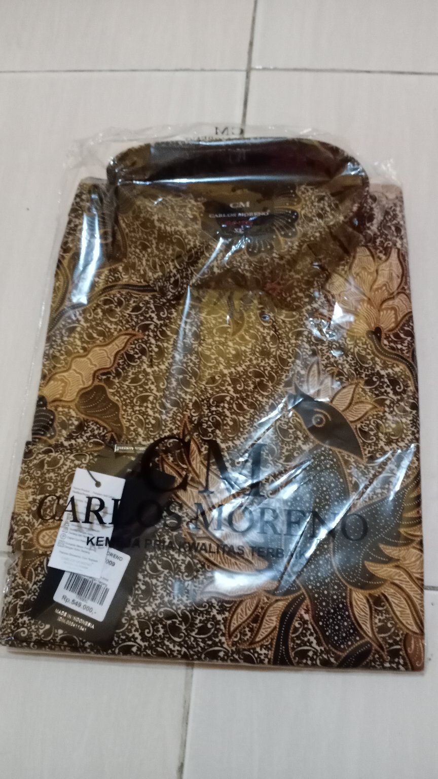 Carlos Moreno Kemeja Batik Pria - Hardinata