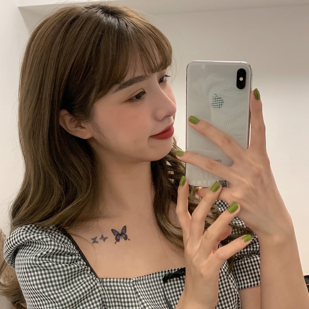[Selcyshine]  1 Lembar Tatto Butterfly - Tato Temporary tato kupu-kupu- tato kupu-kupu