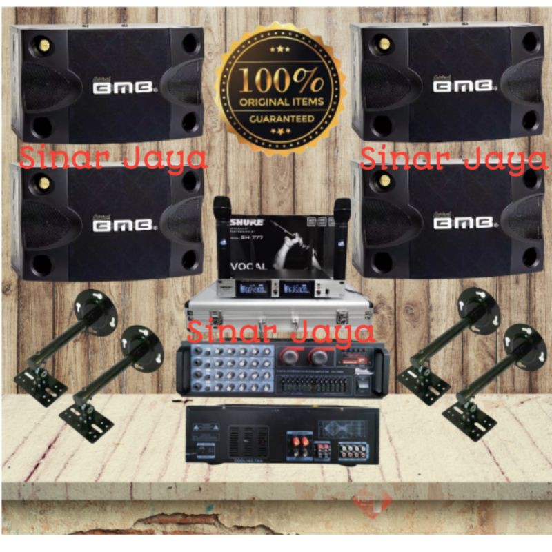 Paket Sound system BMB 4bh Speaker 8 inch