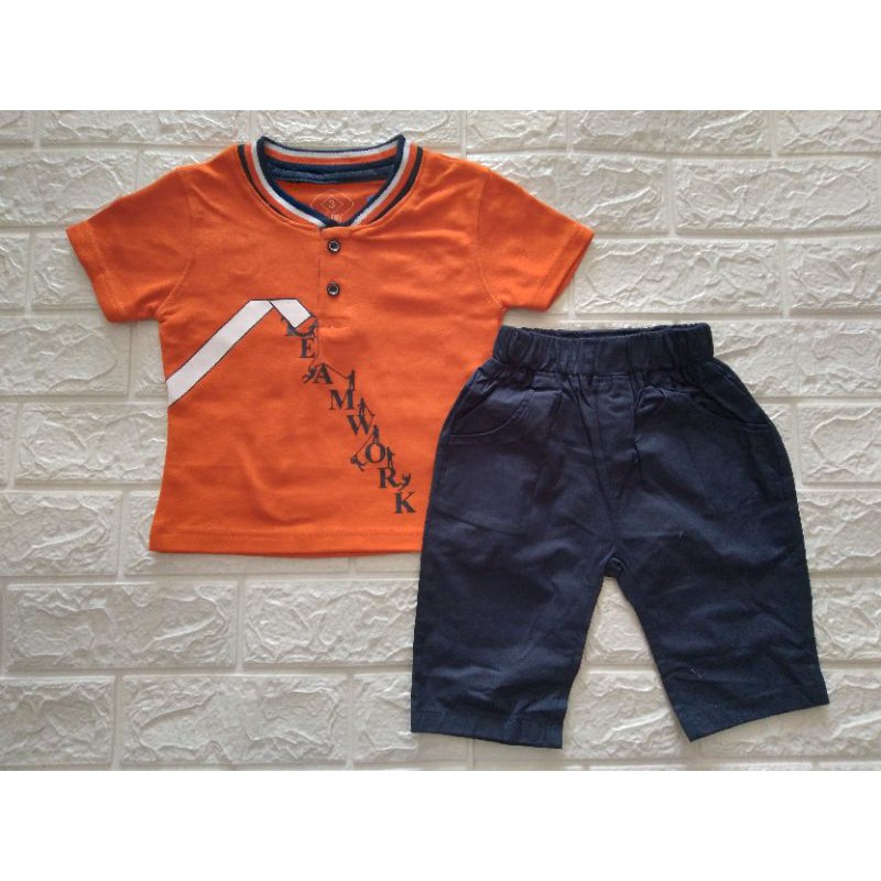 setelan pendek teamwork