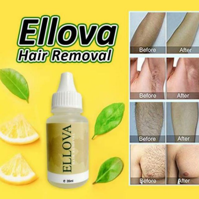 ELLOVA  OBAT PERONTOK/PEMBESIH BULU PERMANEN/TANGAN/KAKI/KETIAK/KUMIS/JENGGOT