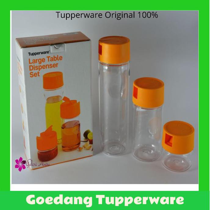 Botol Minyak Tupperware - Tempat Minyak Kecap Large Table Dispenser