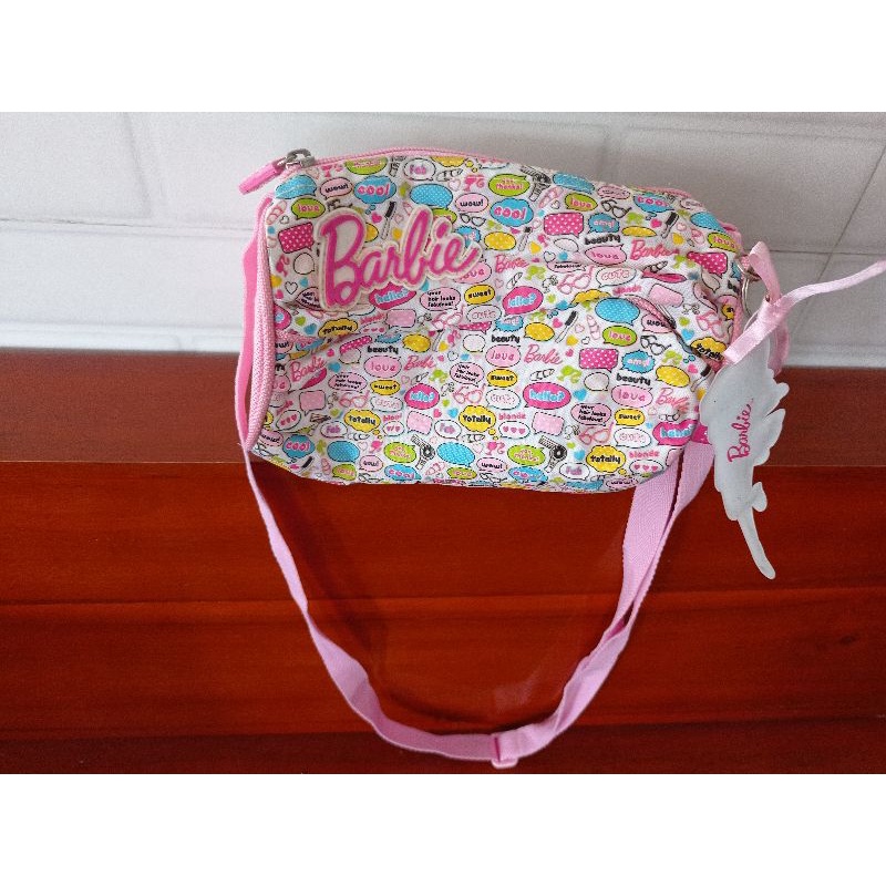 PL tas selempang anak barbie / tas jalan anak barbie original