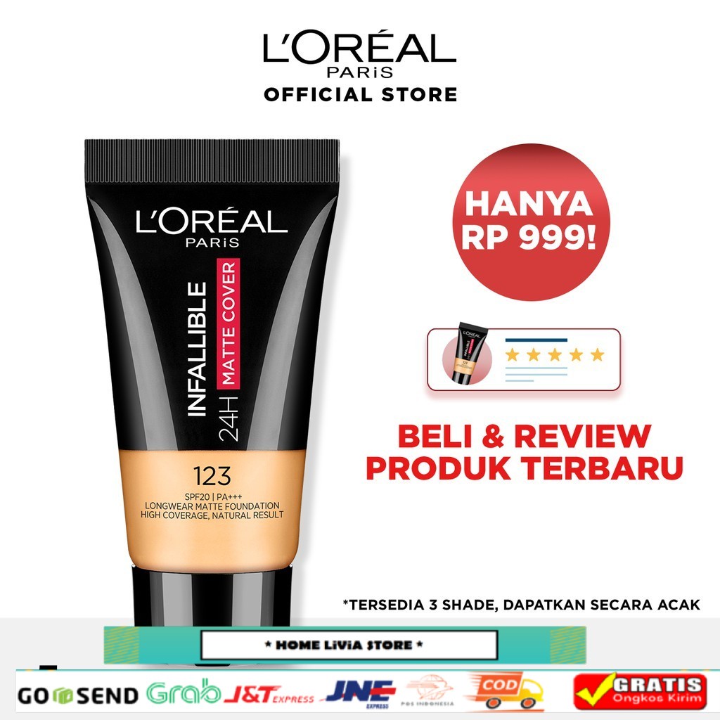 [Gimmick] L’Oreal Paris Infallible 24 Hr Matte Cover Foundation 5 mL