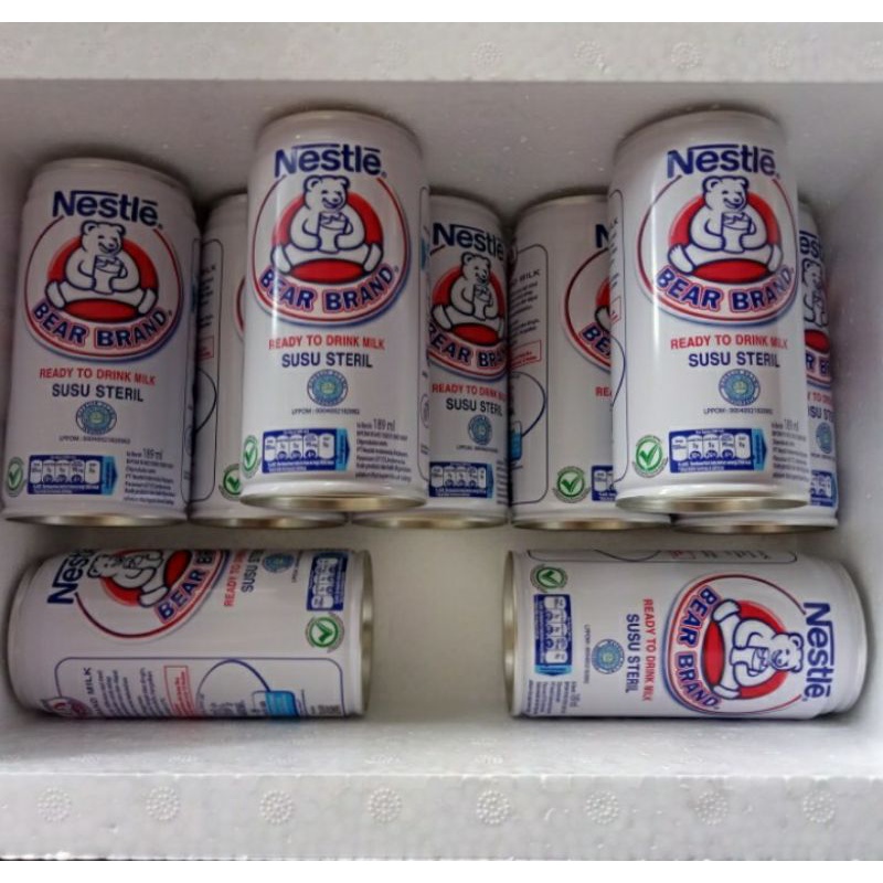 

BEAR BRAND 189ML (PAKET KIRIM LUAR KOTA ISI 9KLG FREE PACKING BOX)