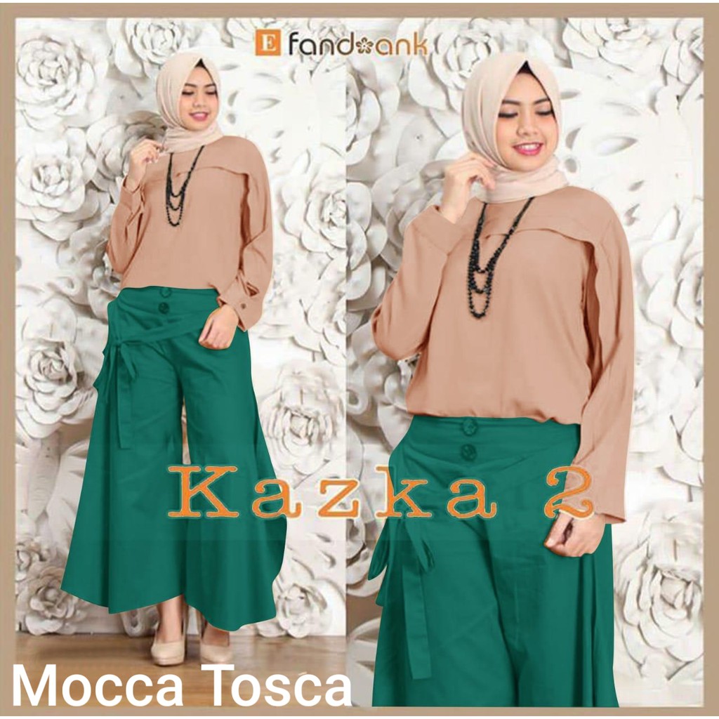 HOPYLOVY - Setelan Wanita Jersey Kazka Set