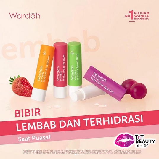 Jual Wardah Everyday Fruity Sheer Lip Balm Wardah Lip Nutrition Pelembab Bibir Indonesia