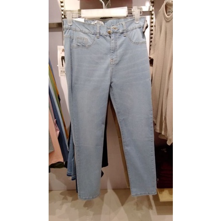 CELANA JEANS REMIX LADIES | SOFT BABY BLUE RIPPED [ ORIGINAL BRAND REMIX ]