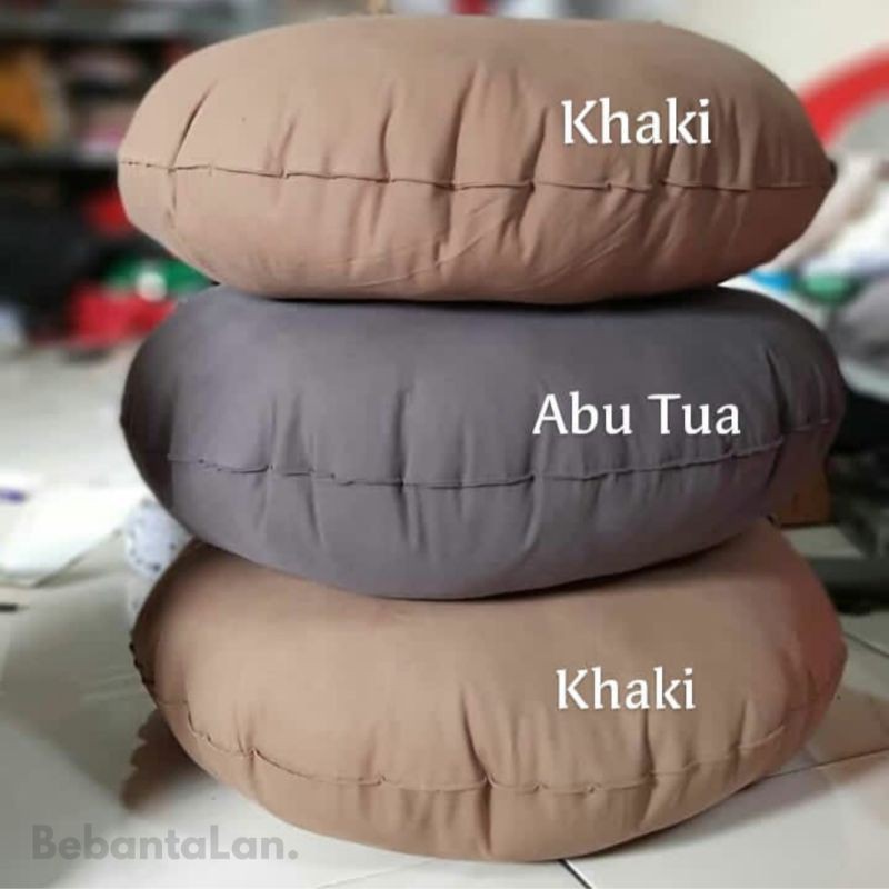 Bantal Duduk Bantal Kursi - Bantal Bulat 40cm 50cm