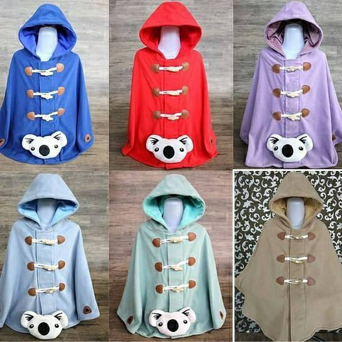 terlaris CUDDLE ME - DUFFLE CAPE MULTIFUNCTION JACKET FOR KIDS murah
