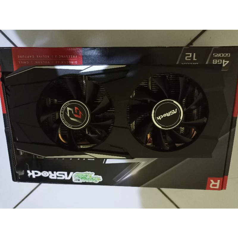 RX 570 AMD Asrock Phantom Gaming 4gb (Bekas)