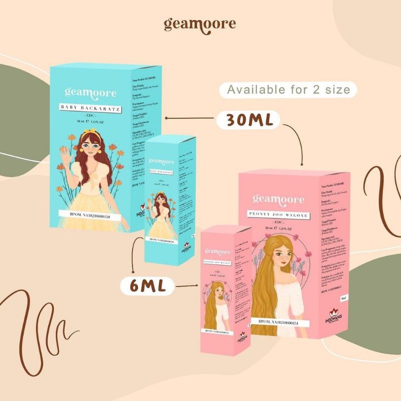 [BPOM] Geamoore EDC spray perfume 30ml