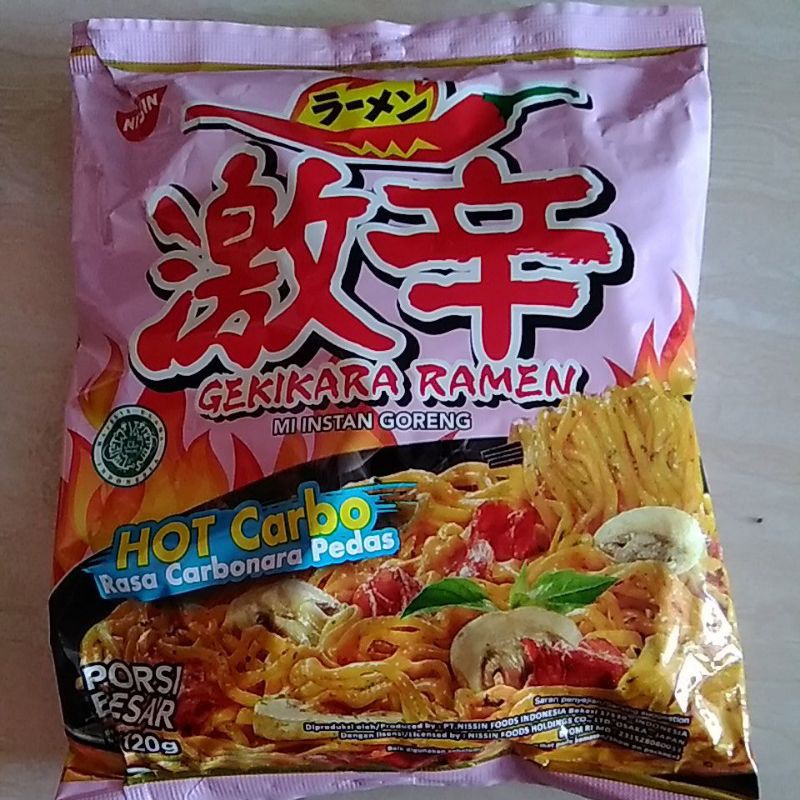 

NISSIN GEKIKARA RAMEN GORENG HOT CARBO RASA CARBONARA PEDAS 120GRAM / MIE INSTAN KOREA