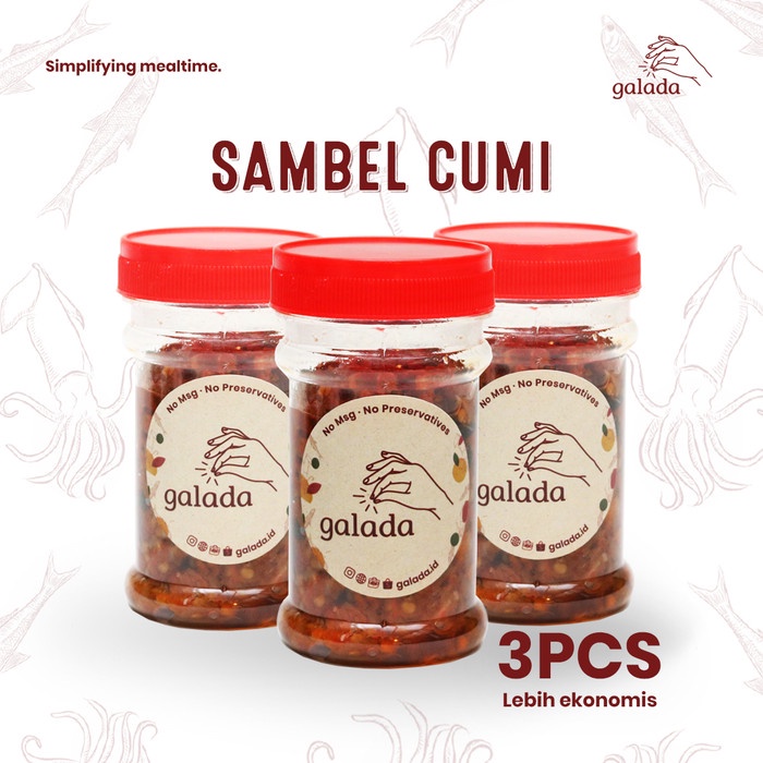 

Sambal Cumi Galada Paket 3pcs