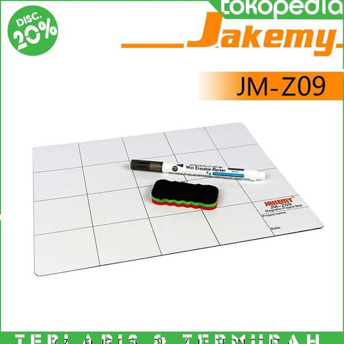 

Jakemy Magnetic Work Mat Pad With Erasable Marking Pen & Brush Jm-Z09