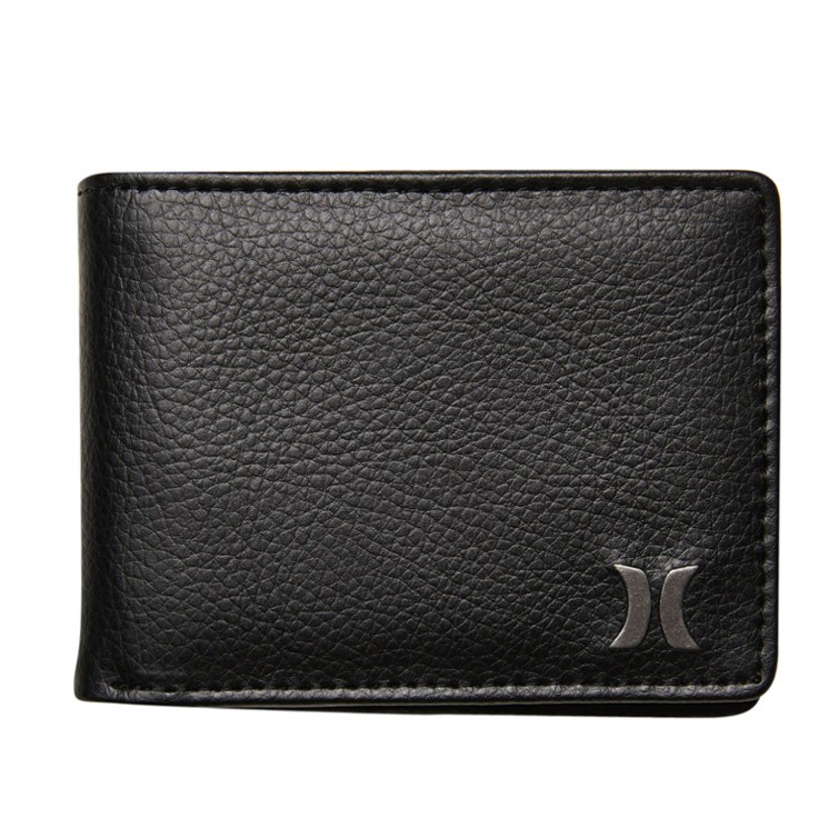 Dompet HURLEY Solid Entry Pu Wallet Black ORIGINAL