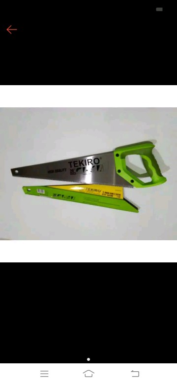 Tekiro Gergaji 20inch Tpr 2mata Hand Saw 2 Teeth Original