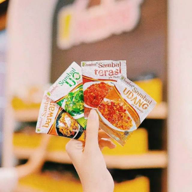 

Bamboe Sambal Instan rasa Bawang Udang Terasi tanpa uleg