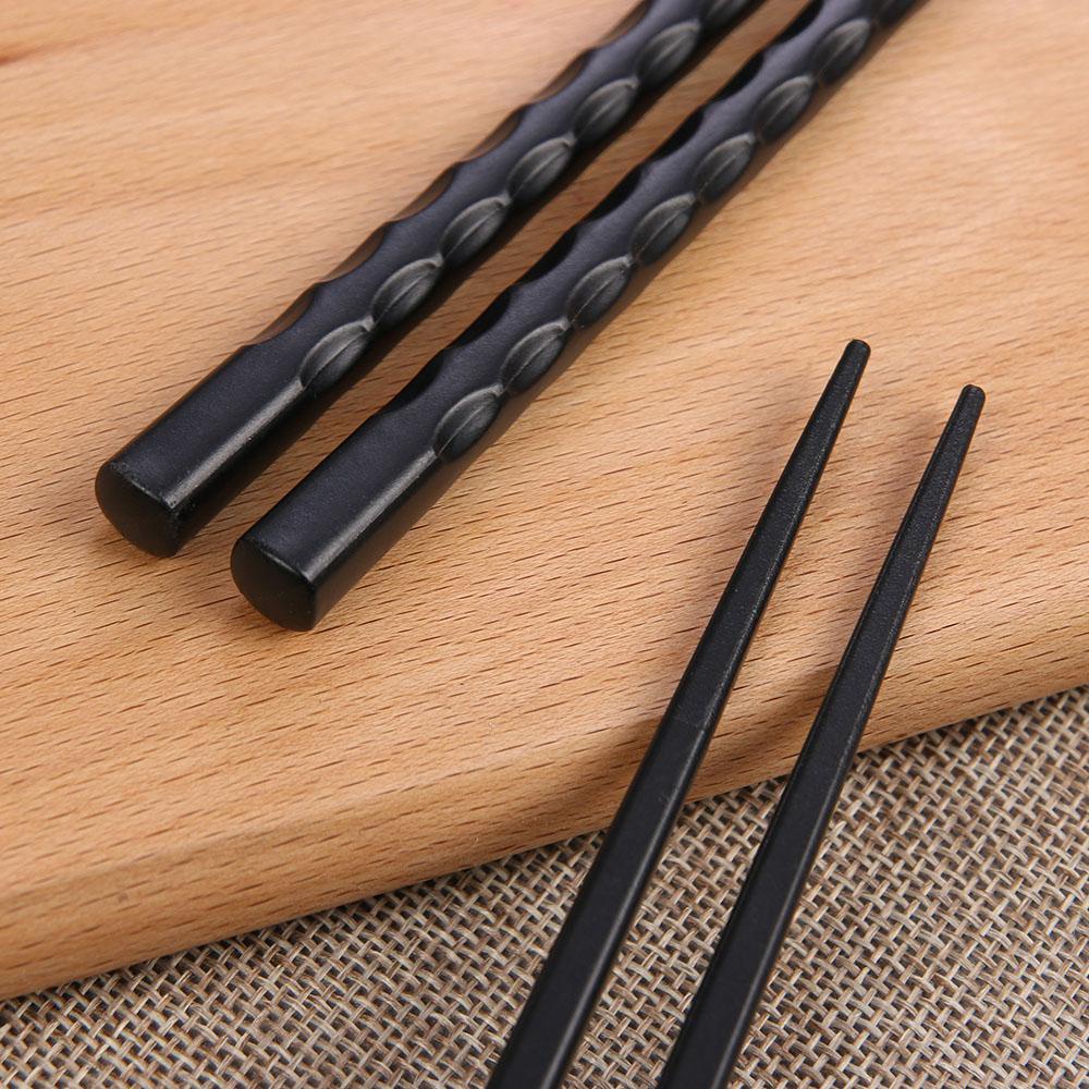 Solighter 1pasang Sumpit Sushi Sumpit Portable Baru Non-slip