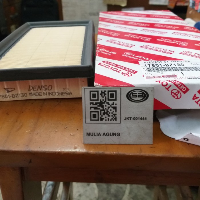ORIGINAL filter udara calya, sigra 17801-bz130