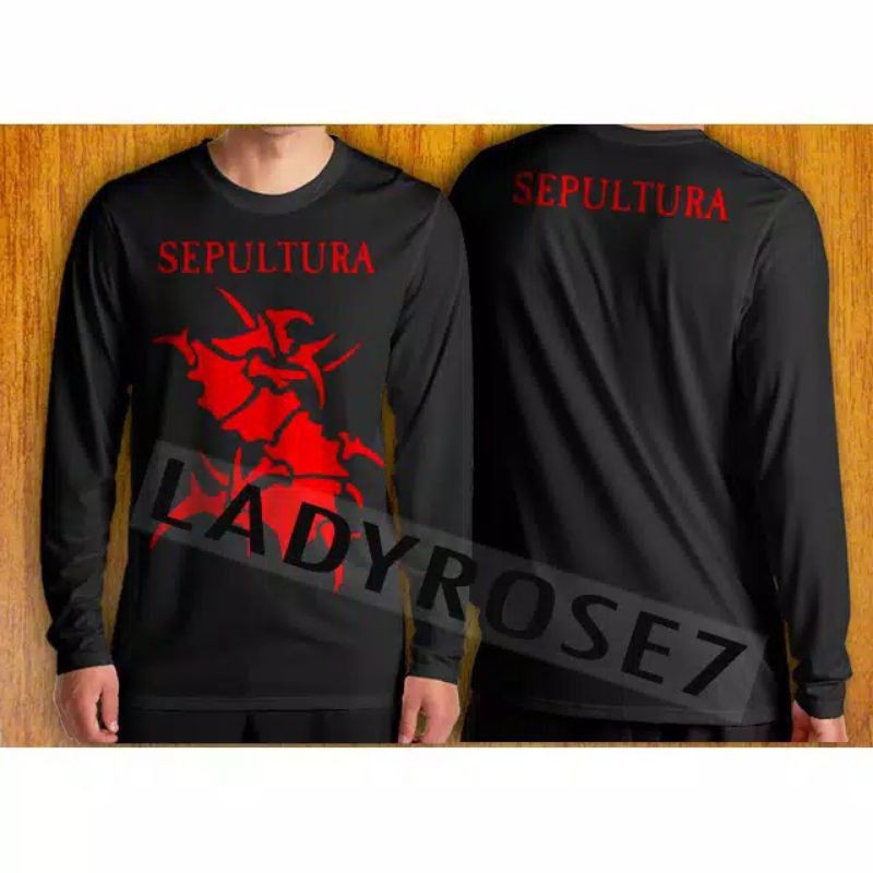 KAOS LENGAN PANJANG SEPULTURA TERLARIS