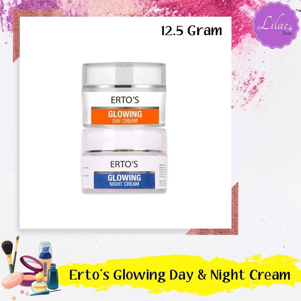 ERTO'S ERTOS GLOWNG DAY CREAM // ERTO'S ERTOS GLOWING NIGHT CREAM