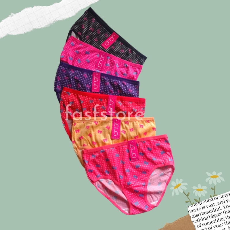 3pcs - CELANA DALAM WANITA CD CEWE UNDIES WANITA CELANA DALAM WANITA LILI CD LILI